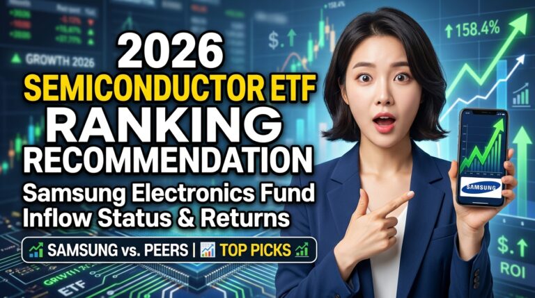 2026년 반도체 ETF 순위 추천 삼전닉스 자금 유입 현황 및 수익률 비교