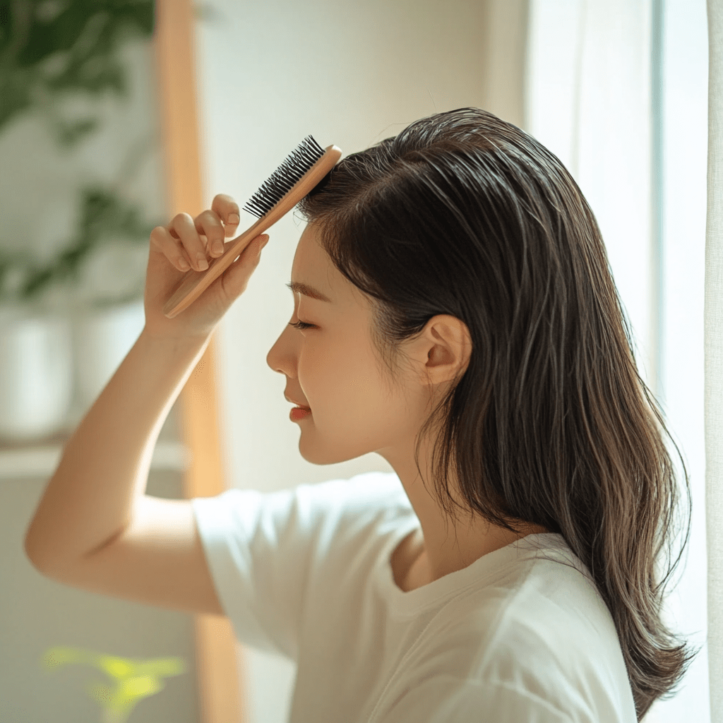 Maxdm 35611 korean woman brushing her hair in daily life st 5912997b 4f15 4763 93c9 5d53ace8e552 0 min